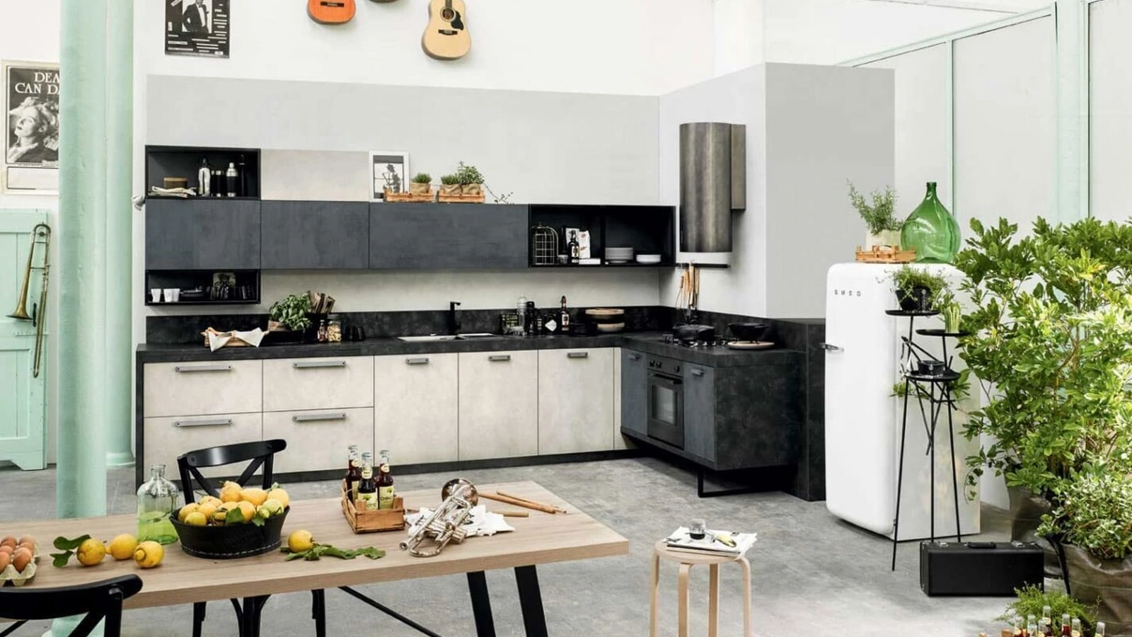 Cucina Moderna Emporio Maniglia angolare di Dibiesse