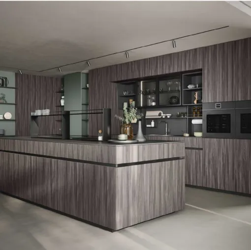 Cucina Moderna GI30 con isola di Dibiesse