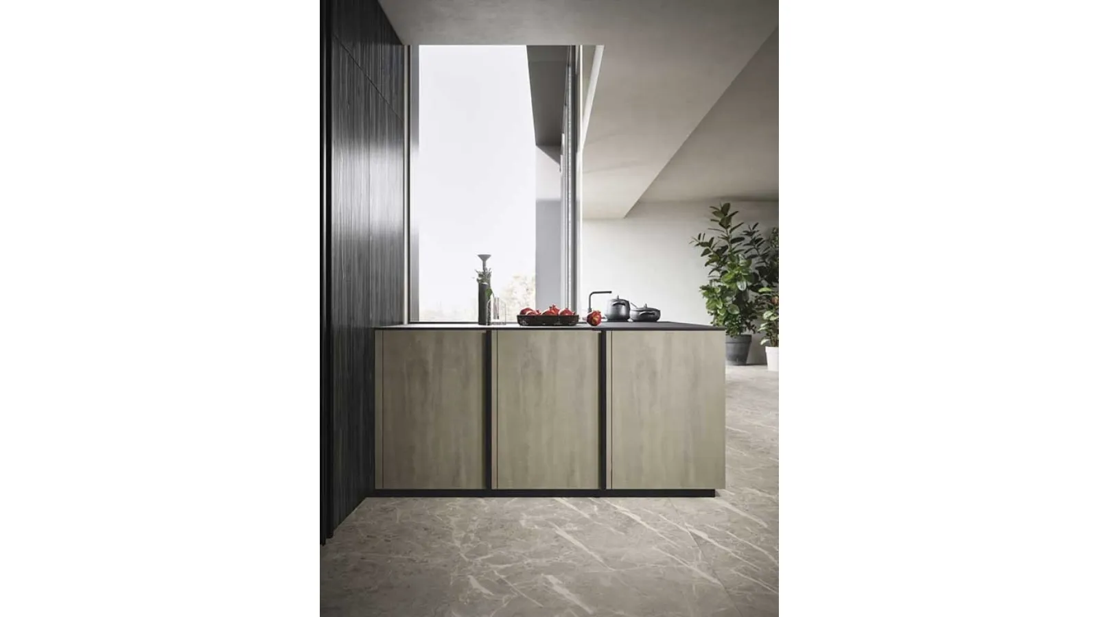 Cucina Moderna Riga con penisola di Dibiesse