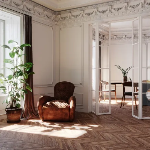 Porta per interni a libro Factory T4 di Foa