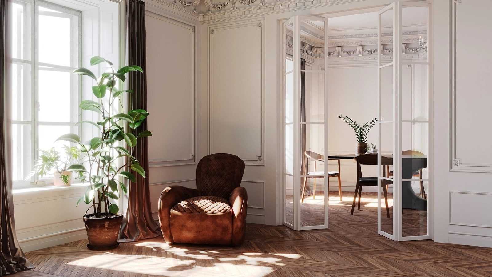 Porta per interni a libro Factory T4 di Foa