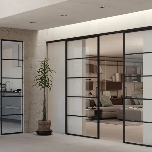 Porta per interni scorrevole Factory T5 di Foa