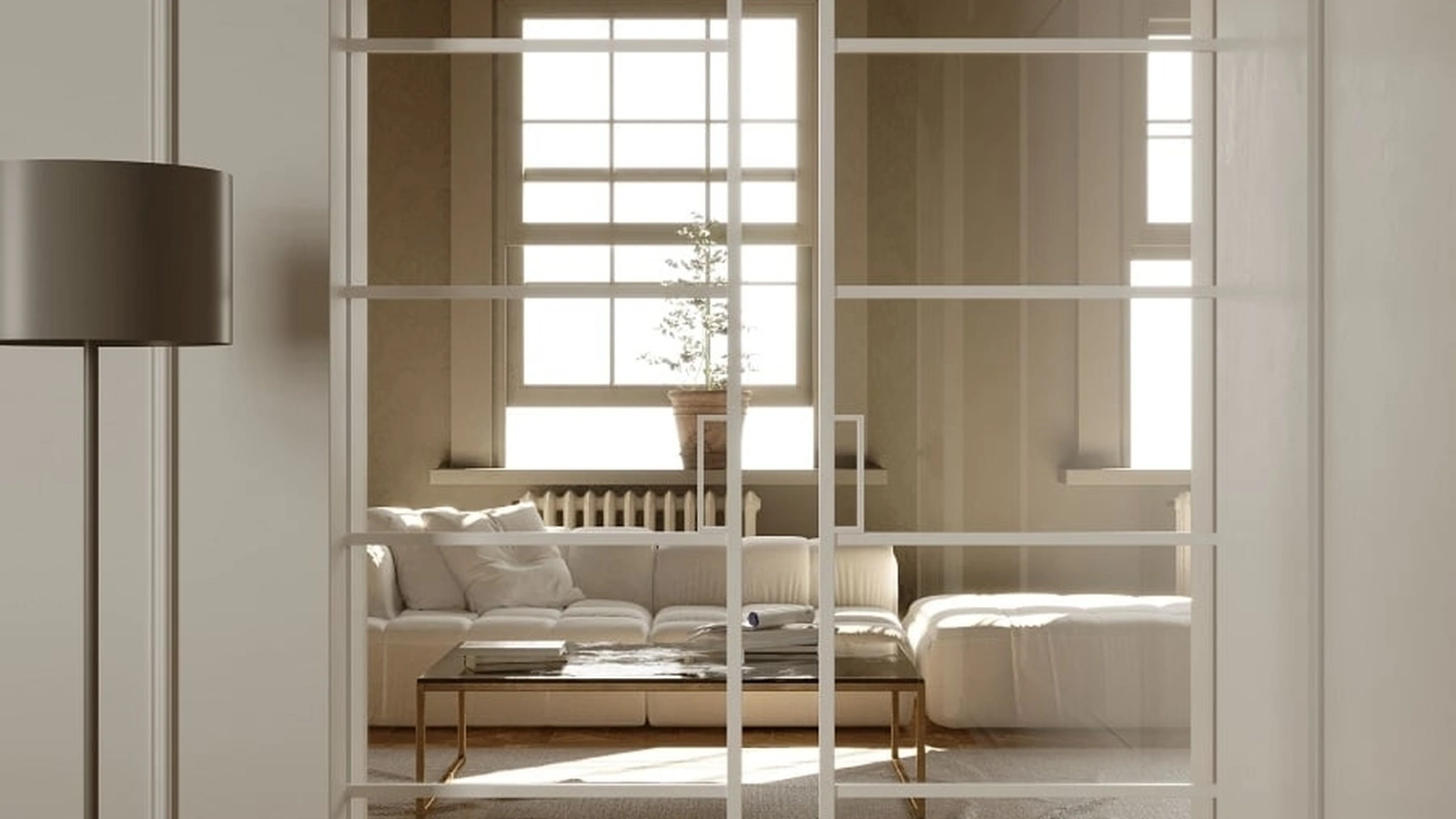 Porta per interni scorrevole Factory T5 di Foa