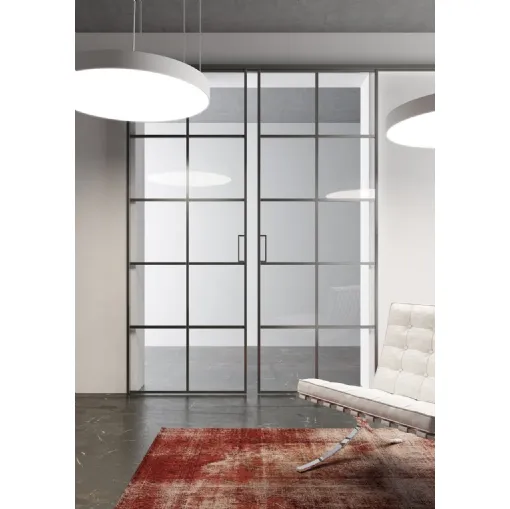 Porta per interni scorrevole Factory TV5 di Foa