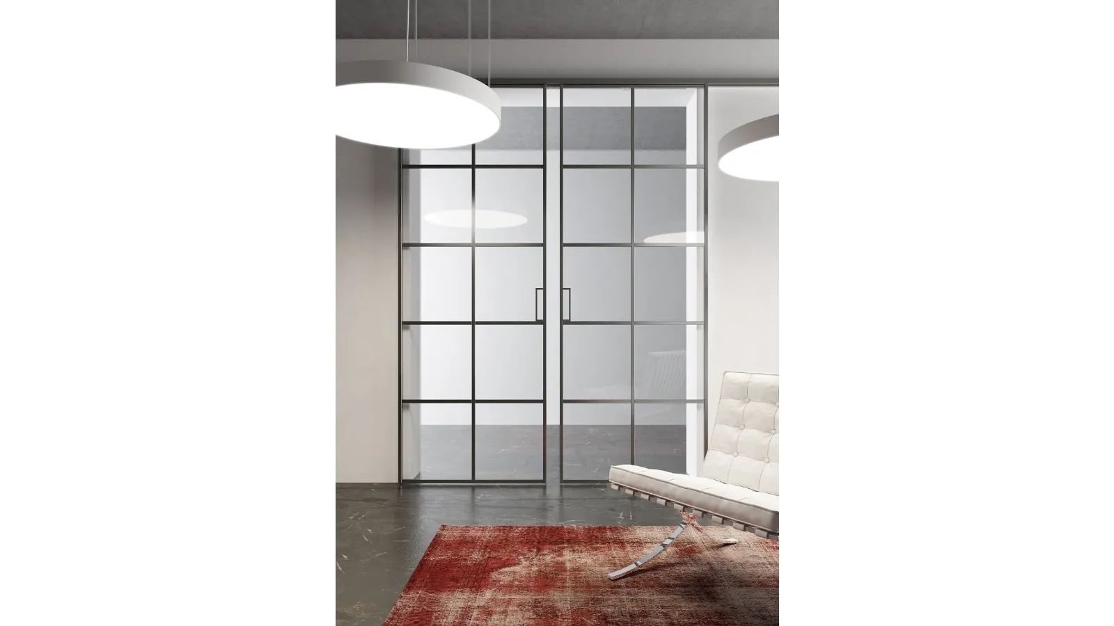 Porta per interni scorrevole Factory TV5 di Foa