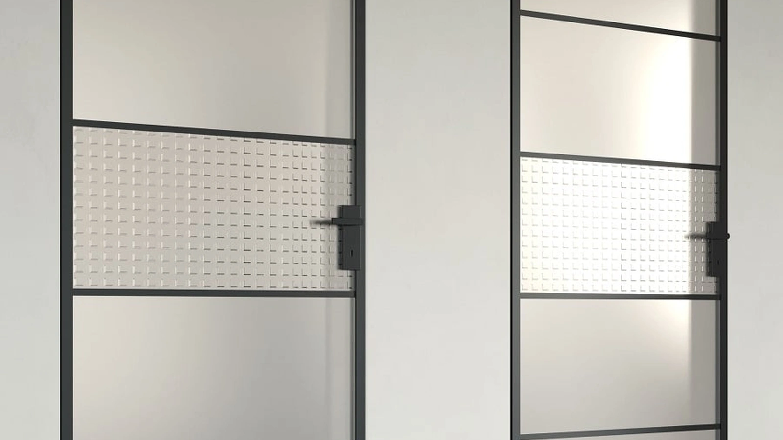 Porta per interni battente a filo muro Factory T5 di Foa