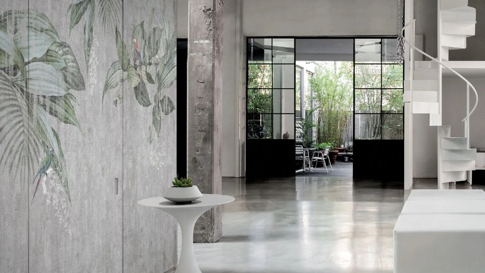 Porta per interni battente Gea Filo muro di Doal