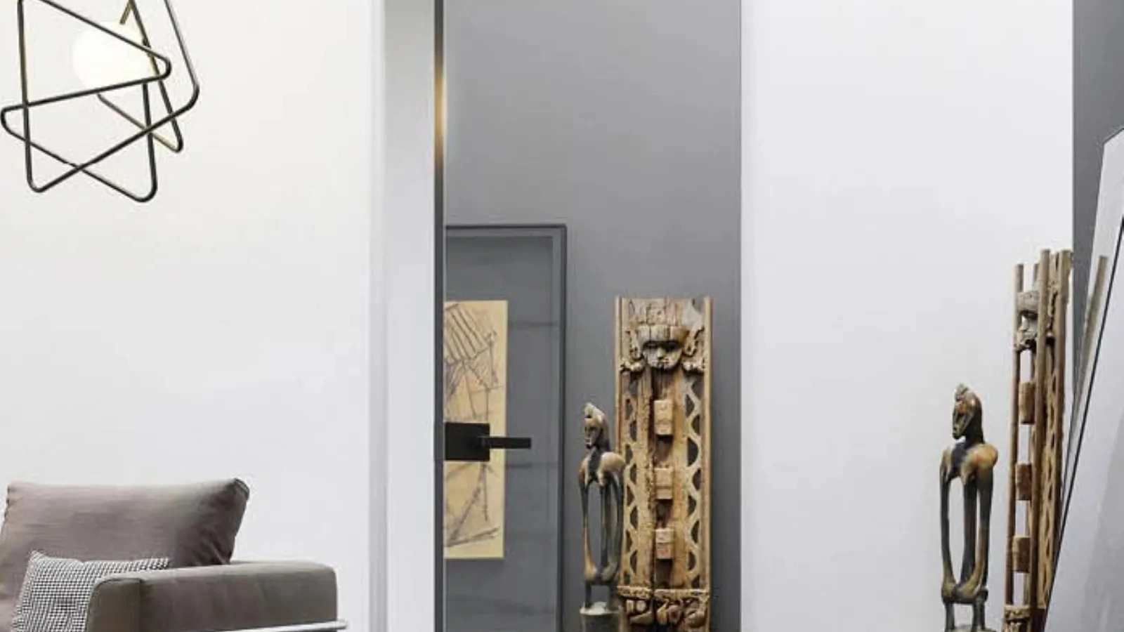 Porta per interni battente a specchio Just Filo muro di Doal