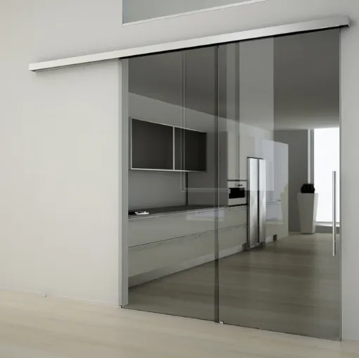 Parete divisoria in cristallo