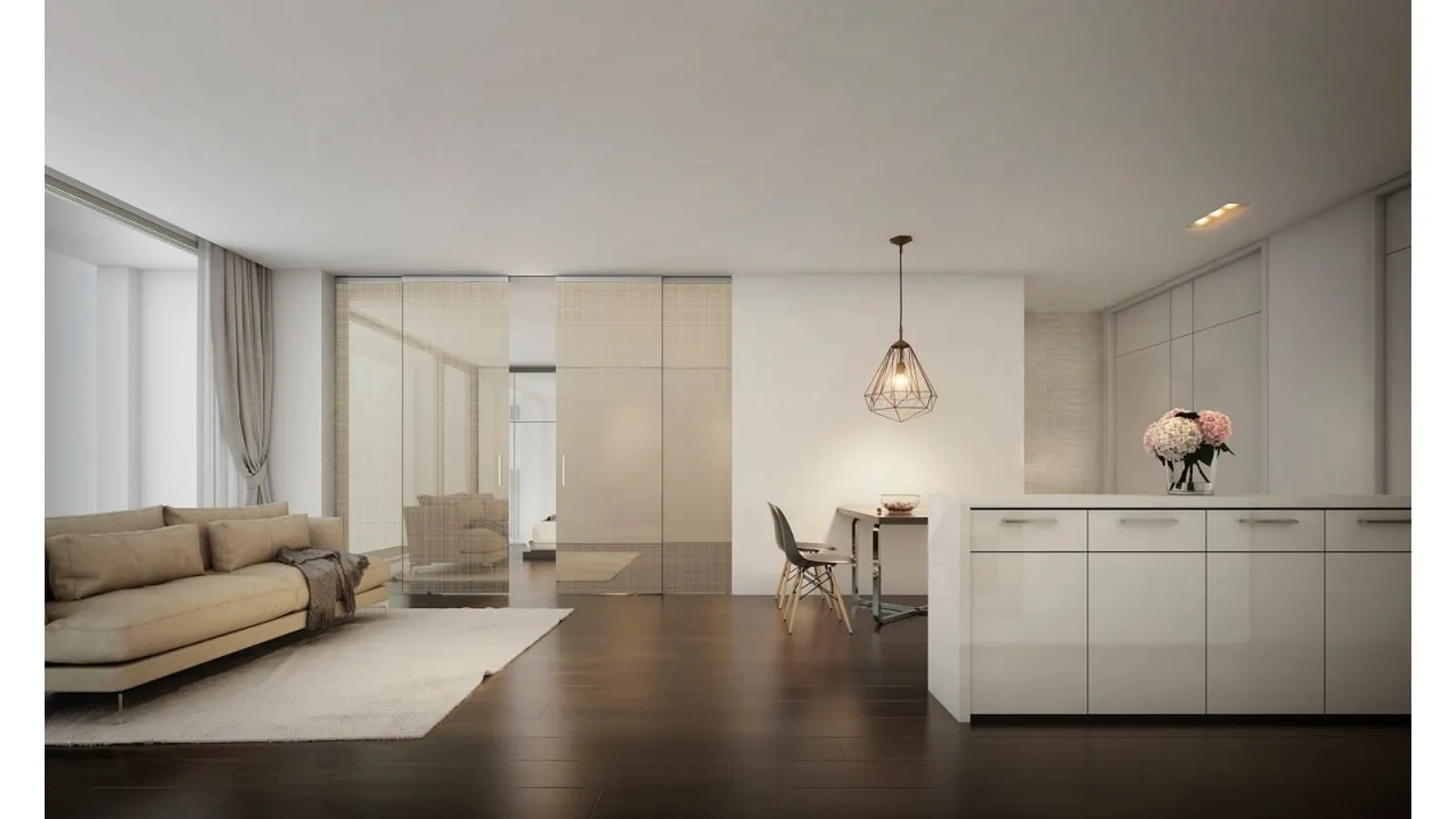 Porta per interni scorrevole Sinthesy Light Galles di Foa