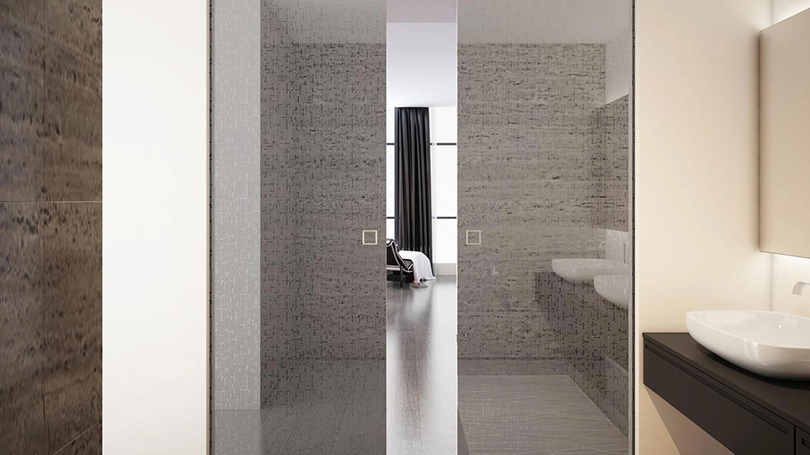 Porta per interni scorrevole Sinthesy Light Macramè di Foa