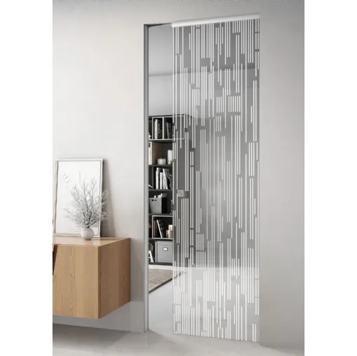 Porta per interni scorrevole Sinthesy Light Matrix di Foa