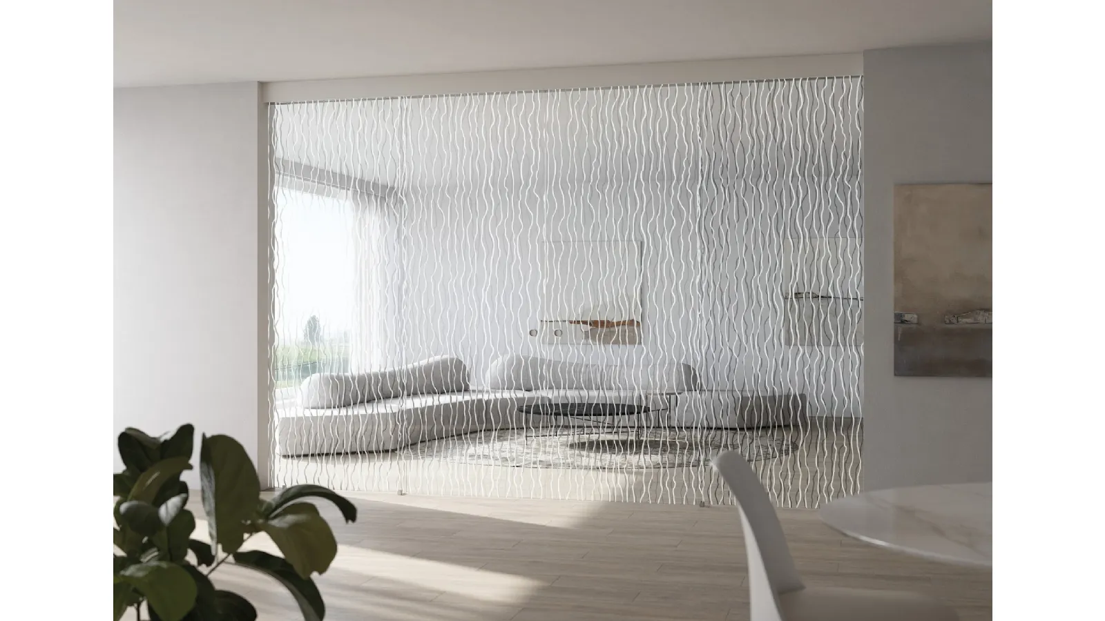 Porta per interni scorrevole Sinthesy Light Melodia di Foa