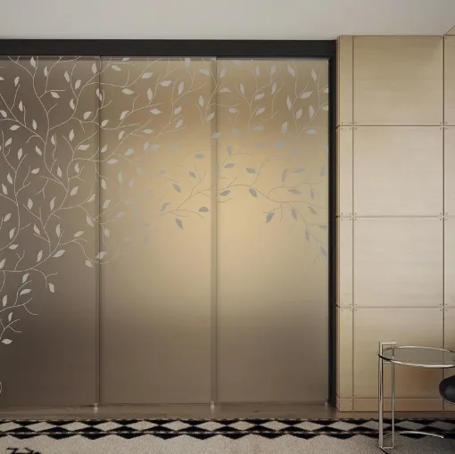 Porta per interni scorrevole Sinthesy Light Olive di Foa