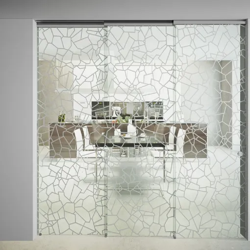 Porta per interni scorrevole Sinthesy Light Petra di Foa