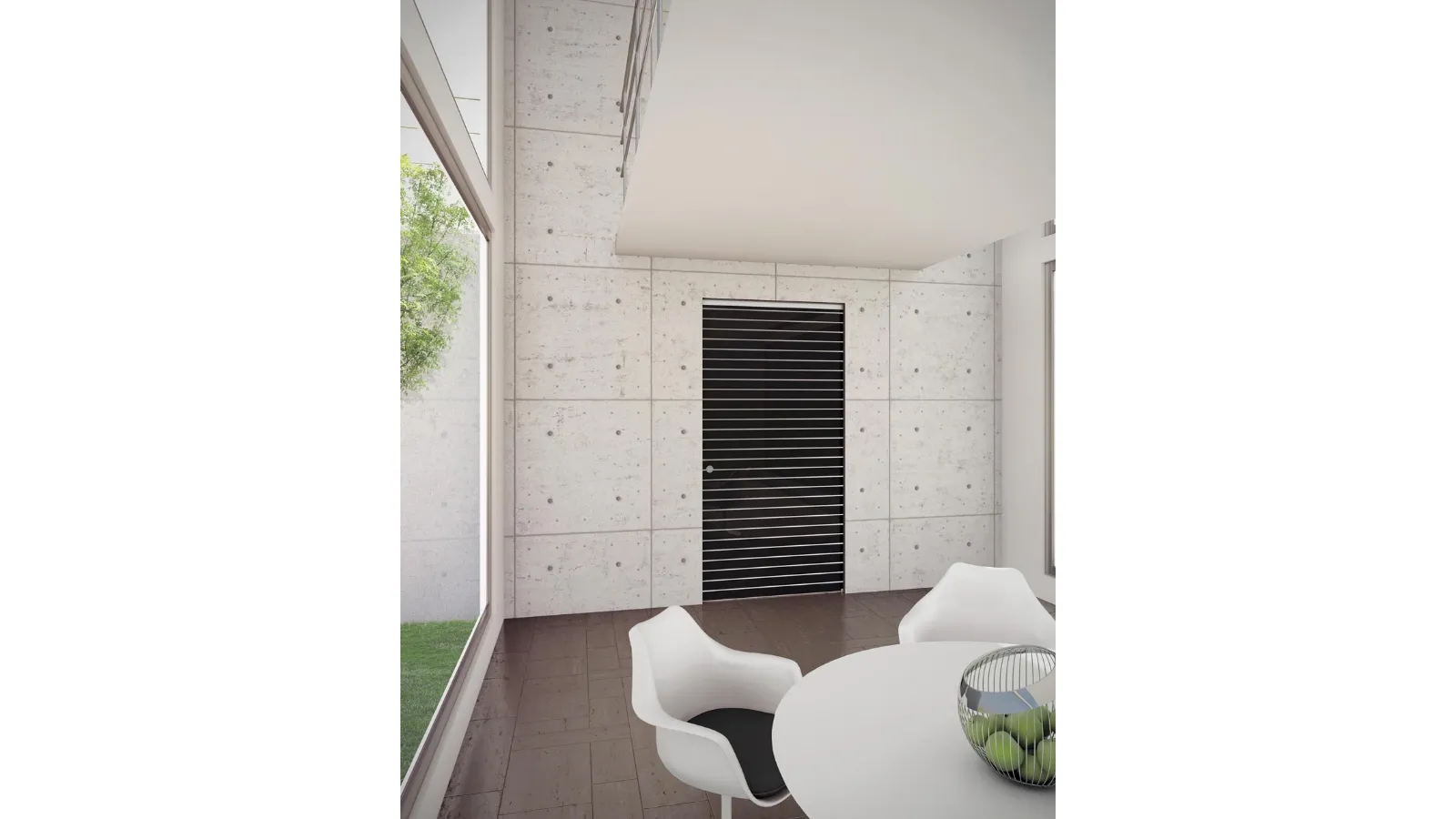 Porta per interni scorrevole Sinthesy Light Righe di Foa