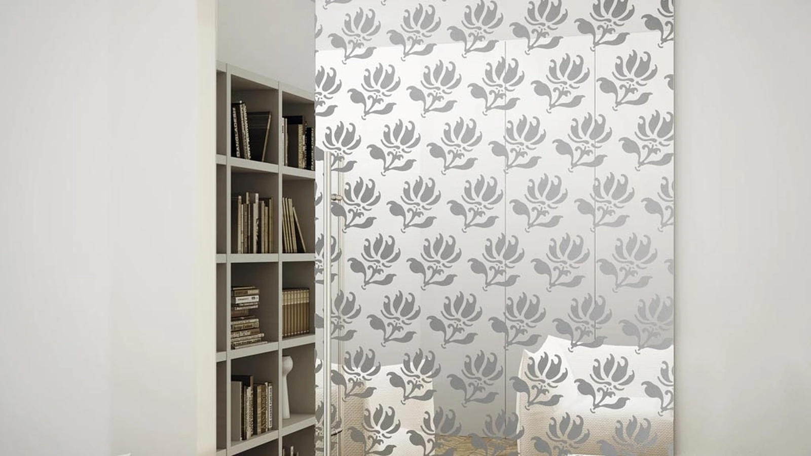 Porta per interni scorrevole Sinthesy Light Rosae di Foa