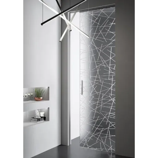 Porta per interni scorrevole Sinthesy Light Shangai di Foa