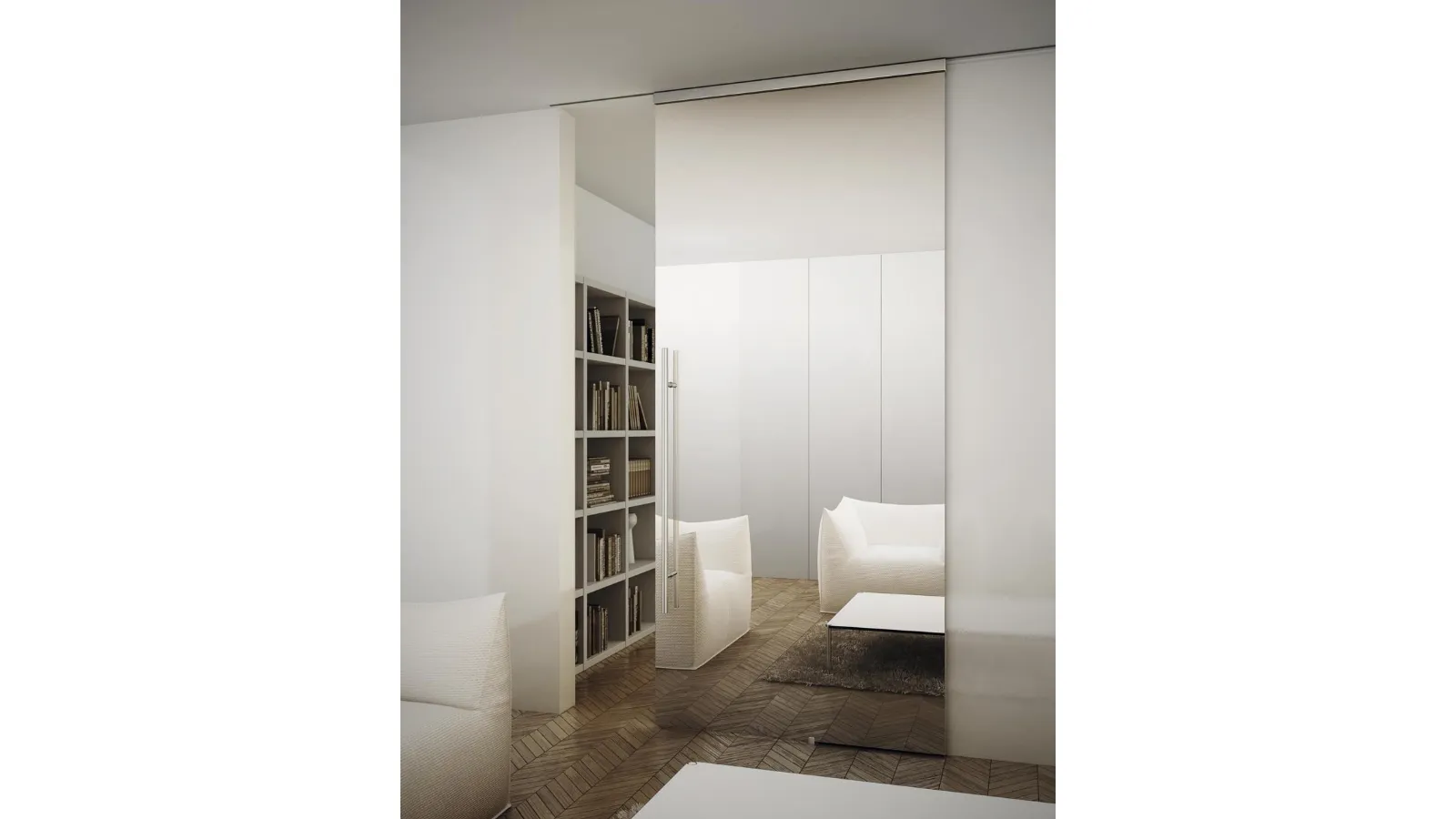 Porta per interni scorrevole Sinthesy Light Specchio di Foa