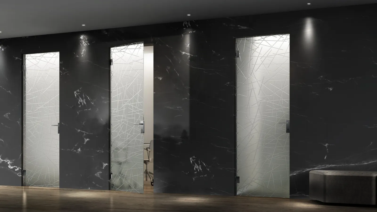 Porta per interni battente Sliver Shangai di Foa