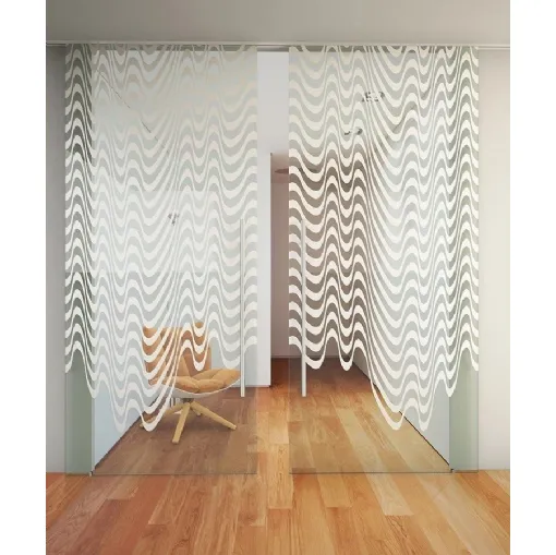 Porta per interni scorrevole Space Drip di Foa