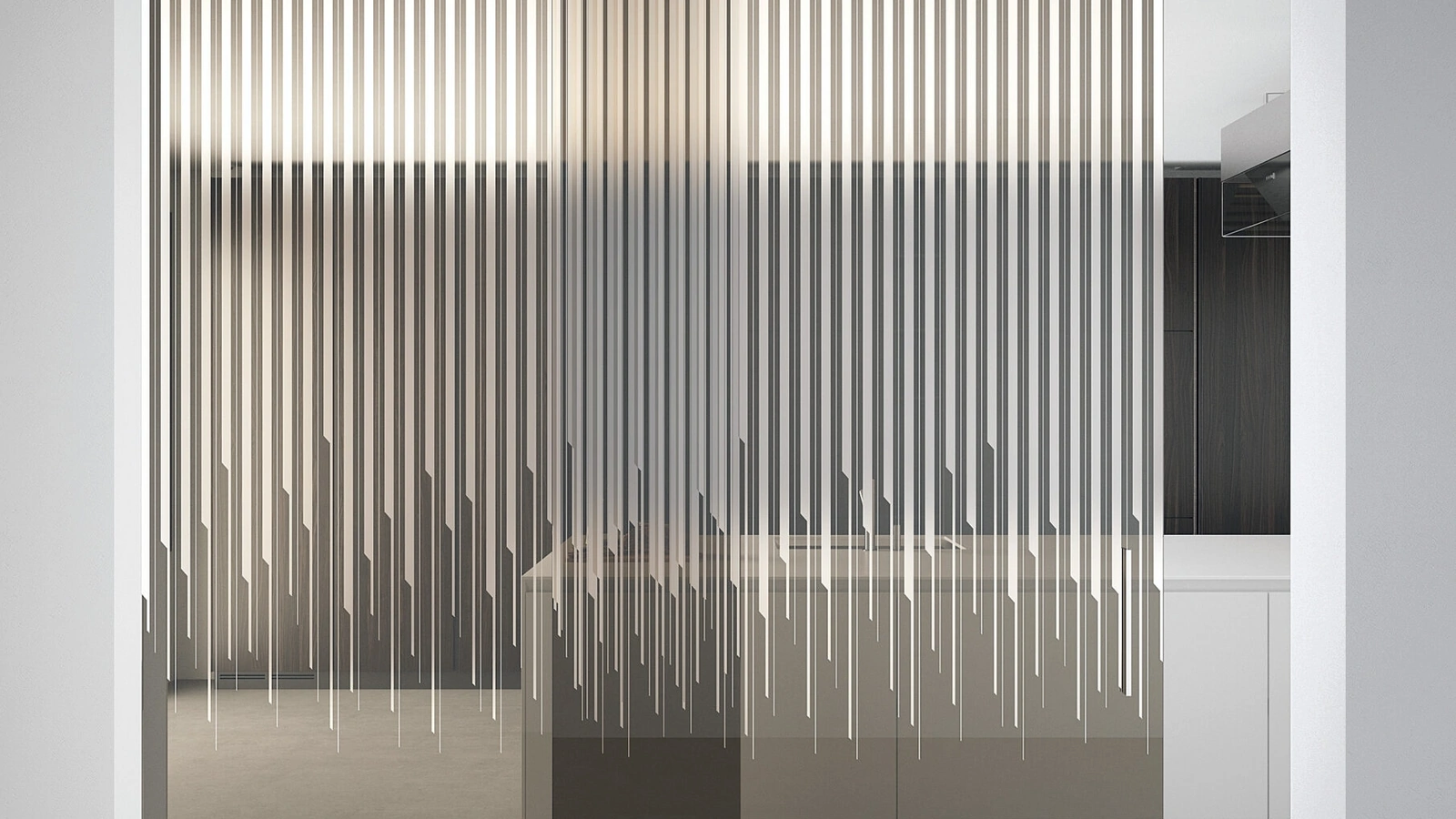 Porta per interni scorrevole Space Stele di Foa