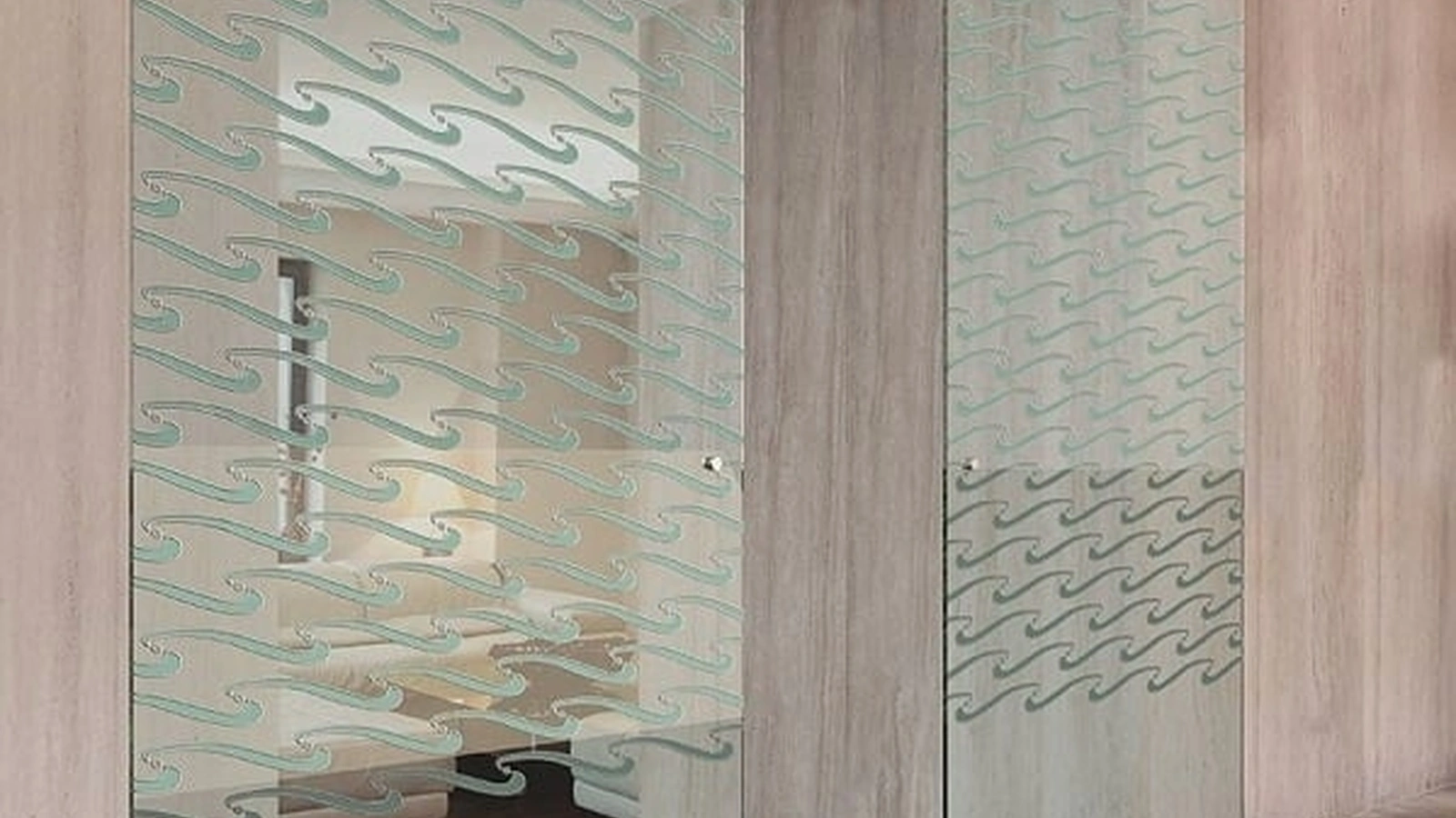 Porta per interni scorrevole Space Surf di Foa