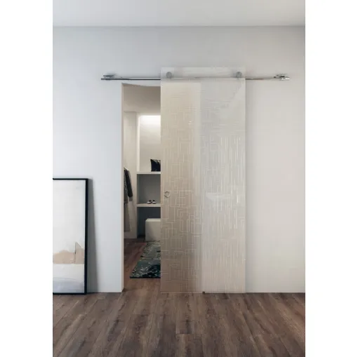 Porta per interni scorrevole Tekno Due Cadre di Foa