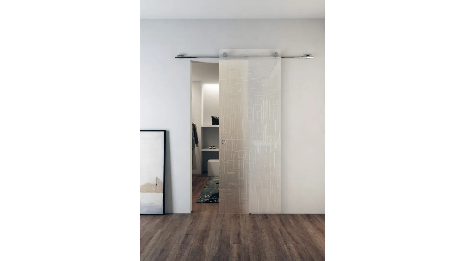 Porta per interni scorrevole Tekno Due Cadre di Foa