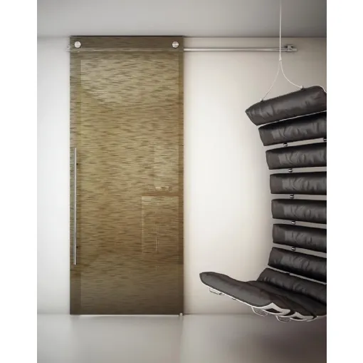 Porta per interni scorrevole Tekno Due Folk Terra di Foa