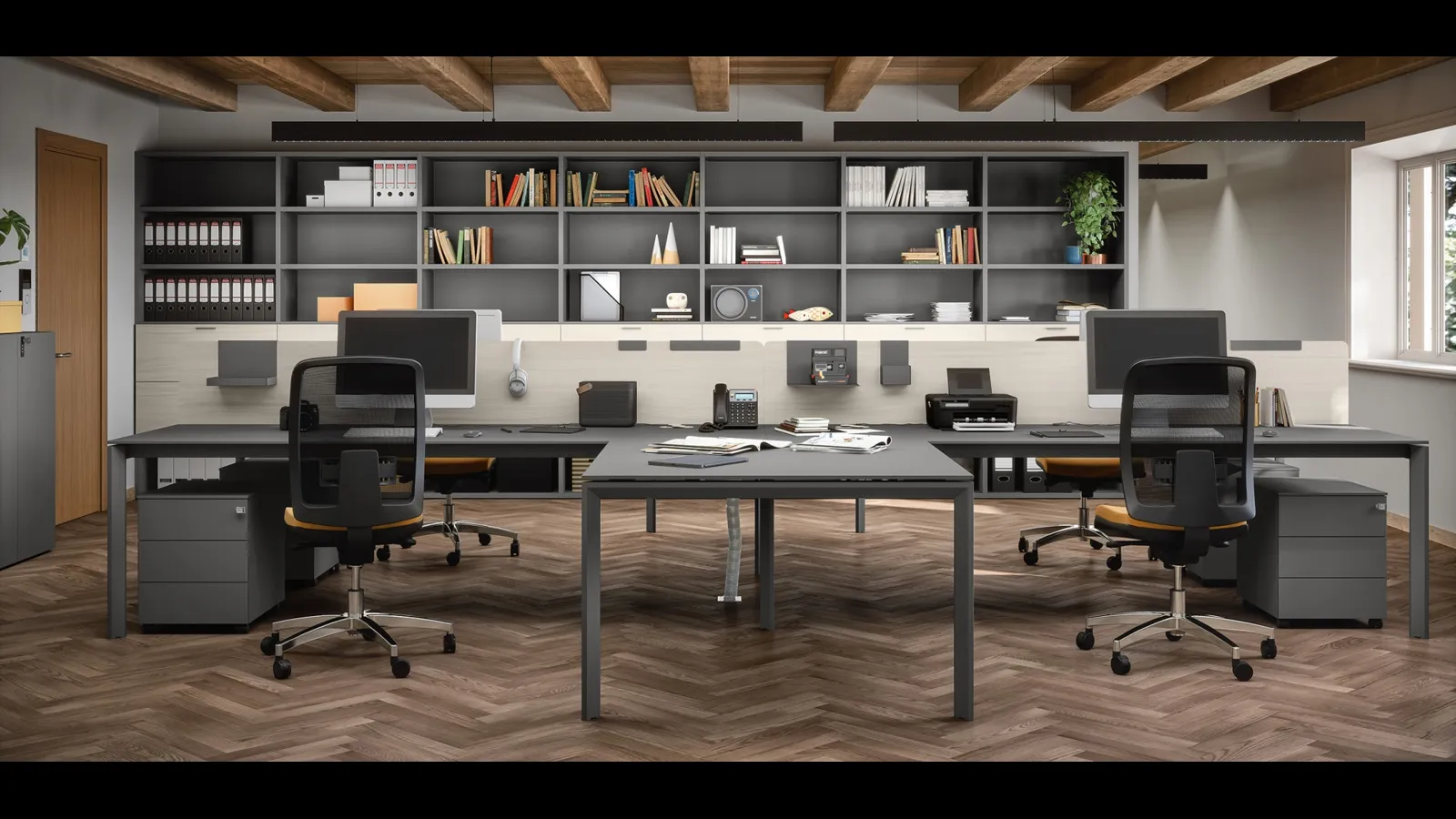 Mobile Ufficio Libreria 04C di Cinquanta3