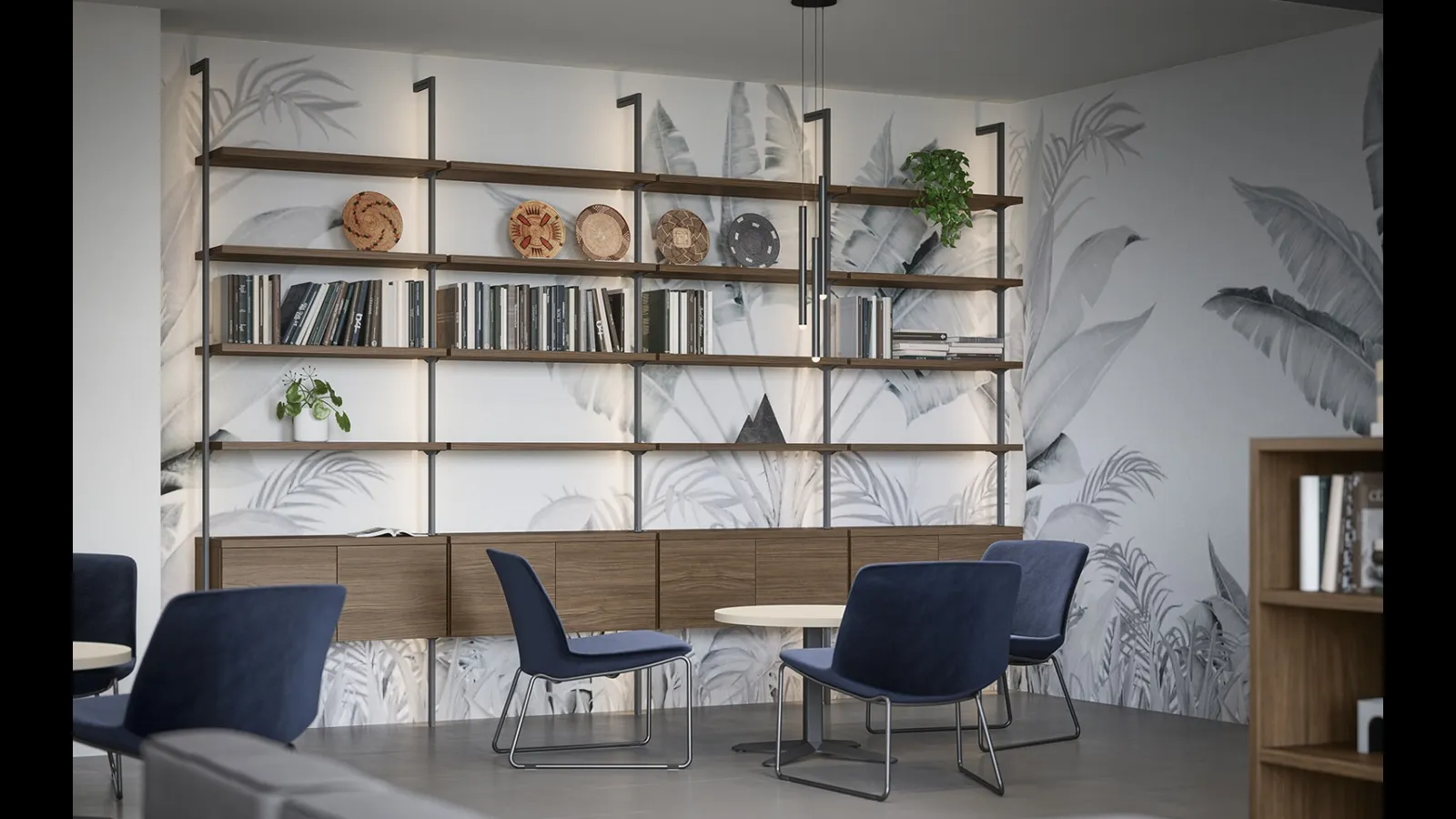 Mobile Ufficio Libreria componibile Sistema Uniko di Cinquanta3