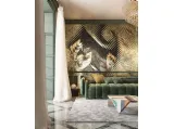 Carta da parati Goldenwall con illustrazione floreale Kookspook Inkiostro Bianco