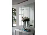 Specchio quadrato da parete con decorazioni Four Seasons di Porada