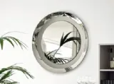 Specchio ovale da parete Surface con cornice a specchio di Calligaris