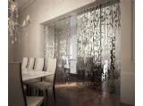 Porta per interni Space scorrevole per controsoffitto finitura vetro decorazione Luxury Botanica di Foa