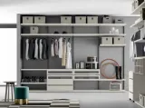 Cabina Armadio Easy Project Up in laccato opaco di Dall'Agnese