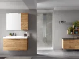 Mobile da Bagno sospeso in melaminico Rovere Cortina 46 08 di Arcom