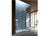 Box doccia con pareti in vetro fisse S6 Walk in di Arcom