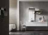 Mobile da Bagno sospeso in Frassino Bianco E-Gò 61 di Arcom