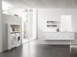 Mobile Bagno da lavanderia in melaminico effetto marmo I-WASH 06 di Arcom