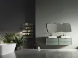 Mobile sospeso a 4 cassetti in Frassino Rosmarino Vanity 03 di ArcomR