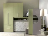 Cameretta in melaminico Alpha Letto a Soppalco E030 di Doimo Cityline