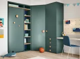 Cameretta componibile Kids space 28 in melaminico di Nidi