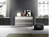Comò Frame in laccato opaco e materico di Mobilgam