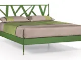 Letto matrimoniale con testiera intrecciata Bamboo di Cantori