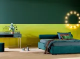 Letto matrimoniale in tessuto Max Rollò di Twils