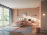 Letto singolo imbottito Venus di Twils