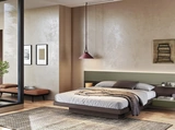 Letto in legno e laccato Wall System Contenitore N14 di Mobilgam