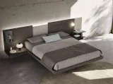 Letto in legno con testiera Wall System Dreaming 05 di Mobilgam